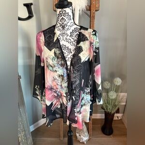 Floral Kimono Cardigan size medium